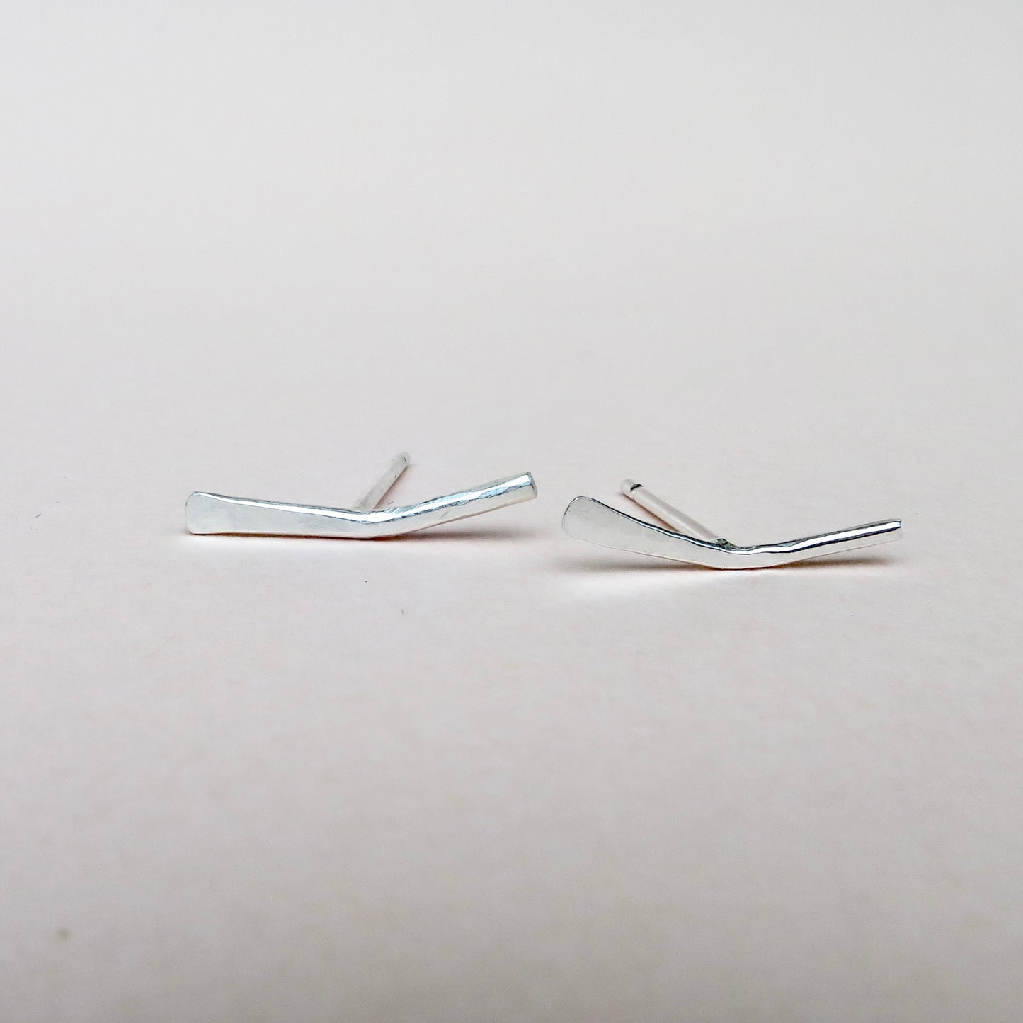 Stamen earrings silver