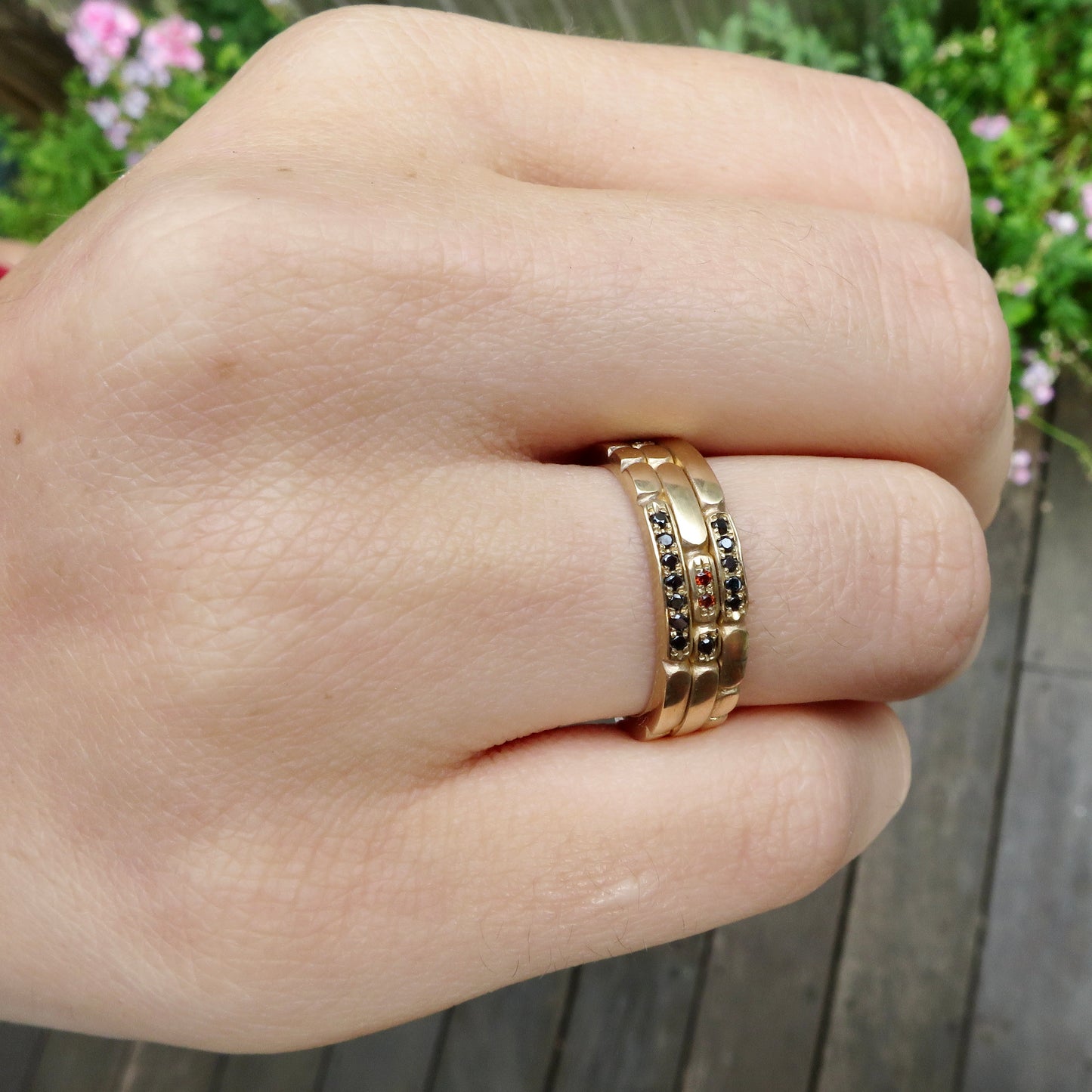 Leopard sculpt ring