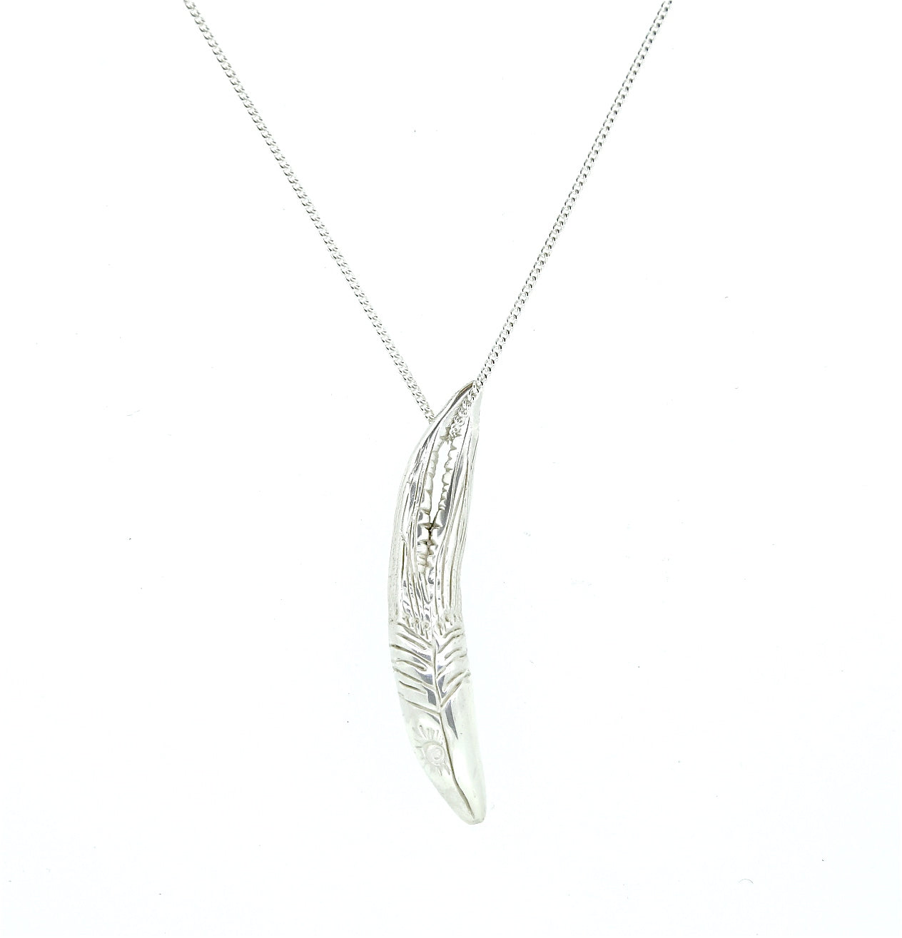 Knobbed Hornbill pendant