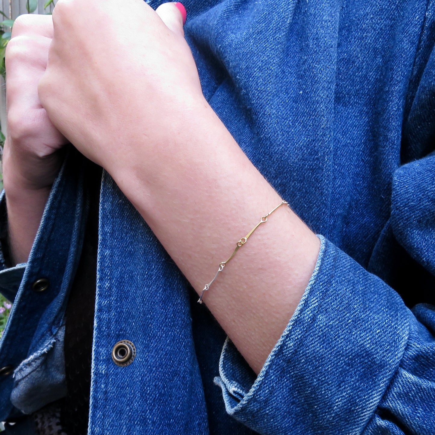 Lotus stamen bracelet