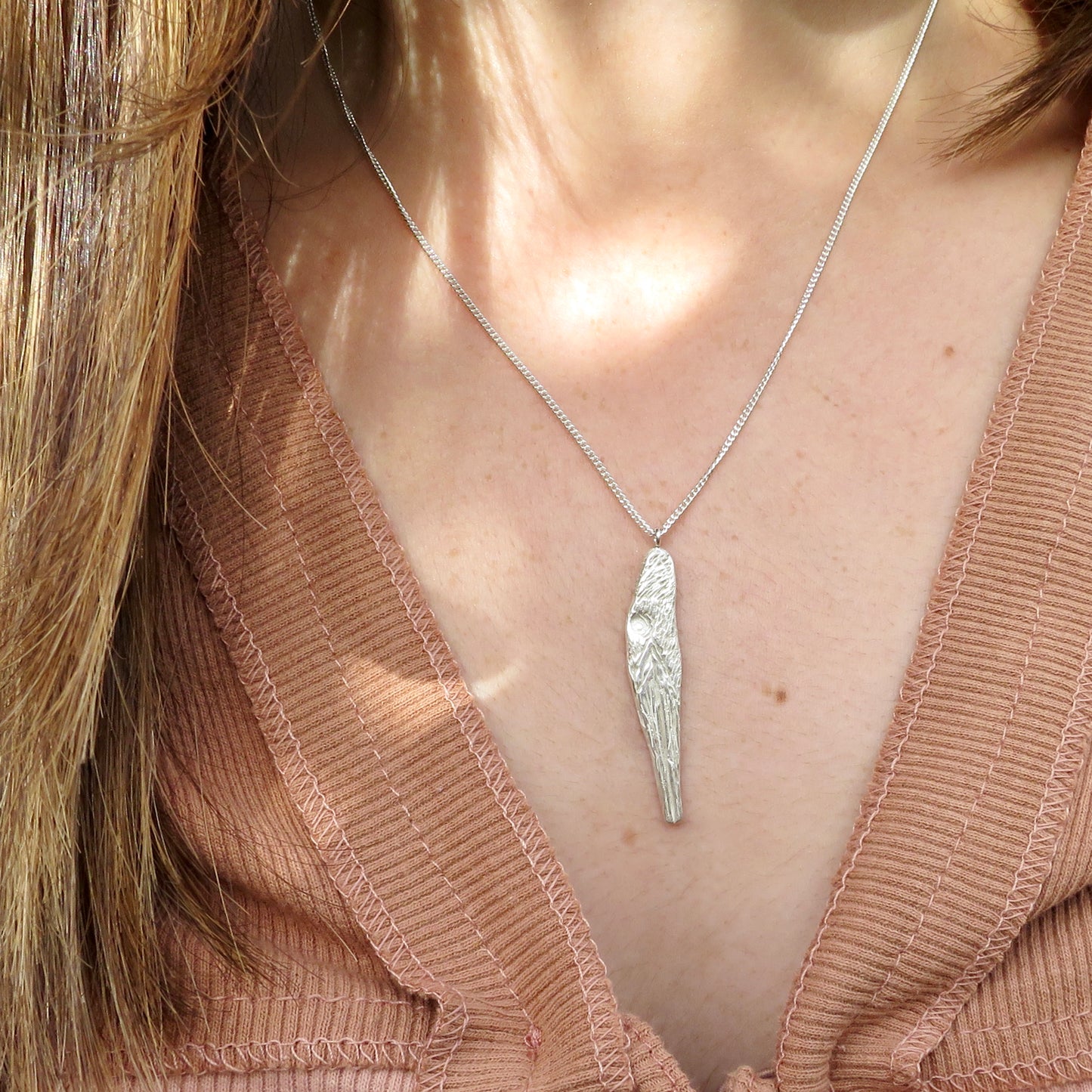 Woodpecker pendant