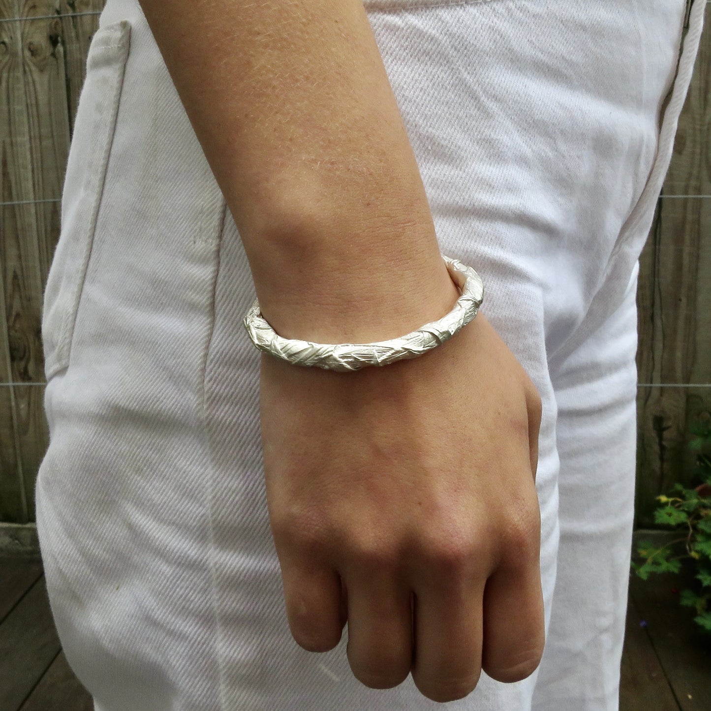 Woven bangle