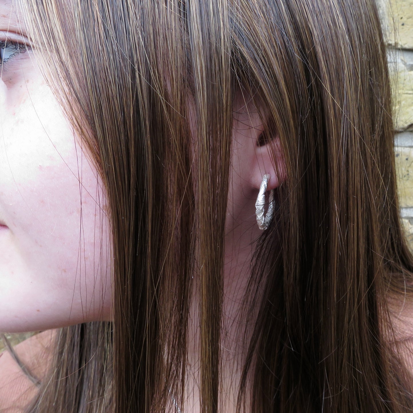 Woven earrings