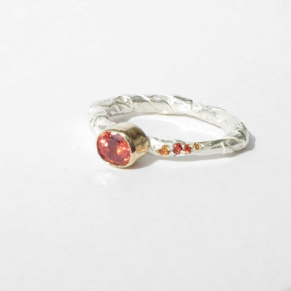 Woven spinel and sapphires