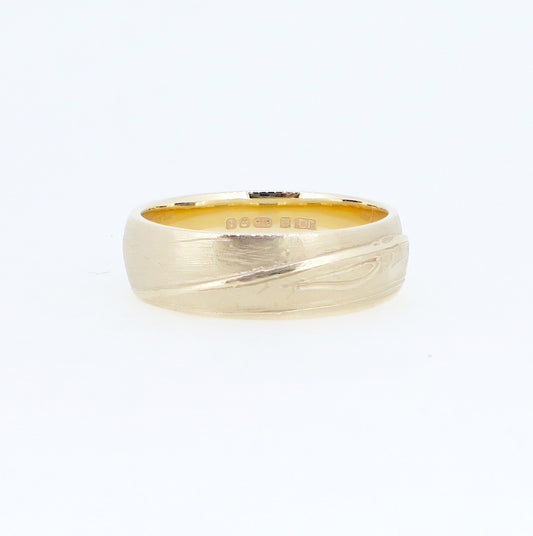 Woven wedding band