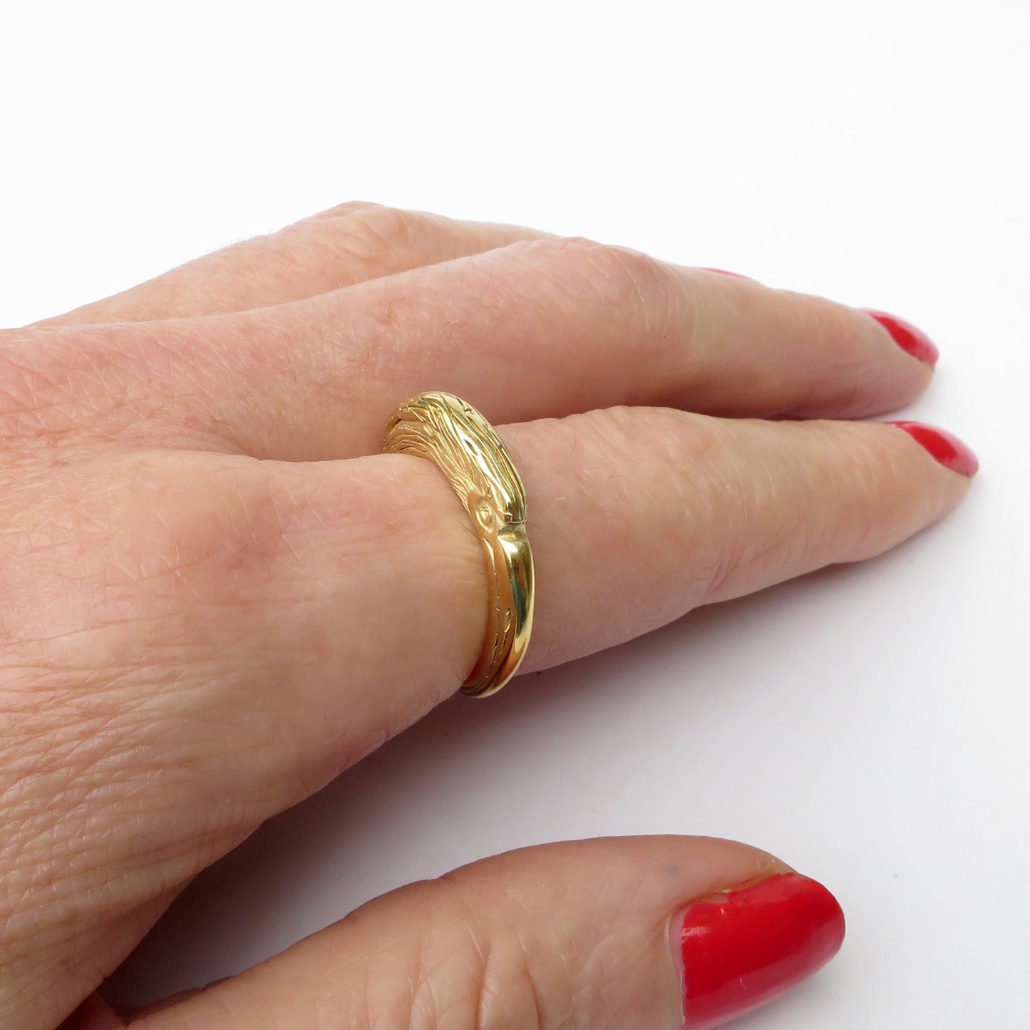 Heron ring gold