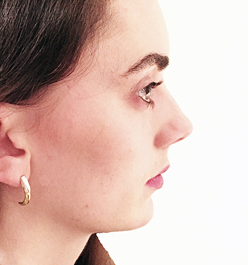 Heron earrings
