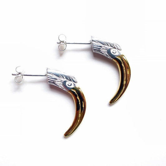 Heron earrings