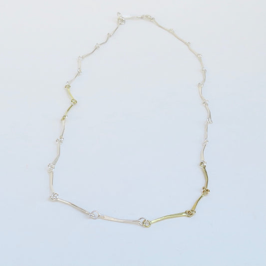 Lotus stamen necklace