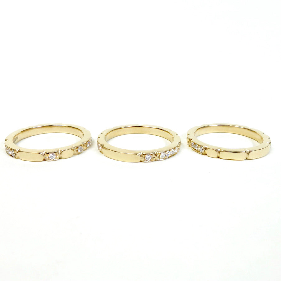 Sculpt stacking rings